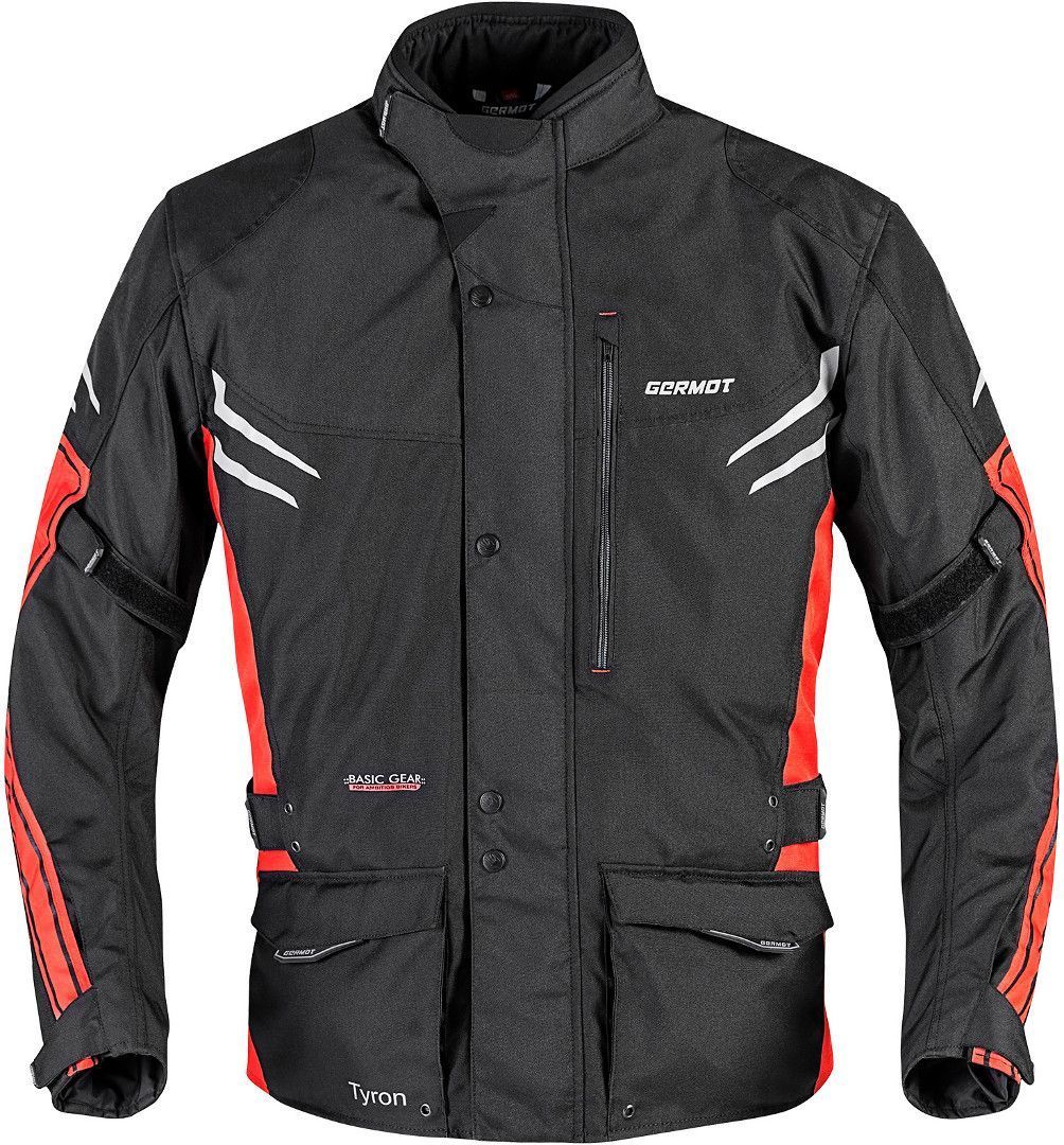 Germot Tyron Chaqueta de moto textil negro/rojo M Figura 1