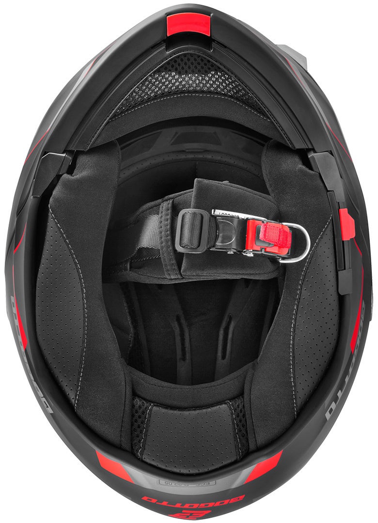 Bogotto V271 Delta Casque Noir mat/rouge L Figure 5