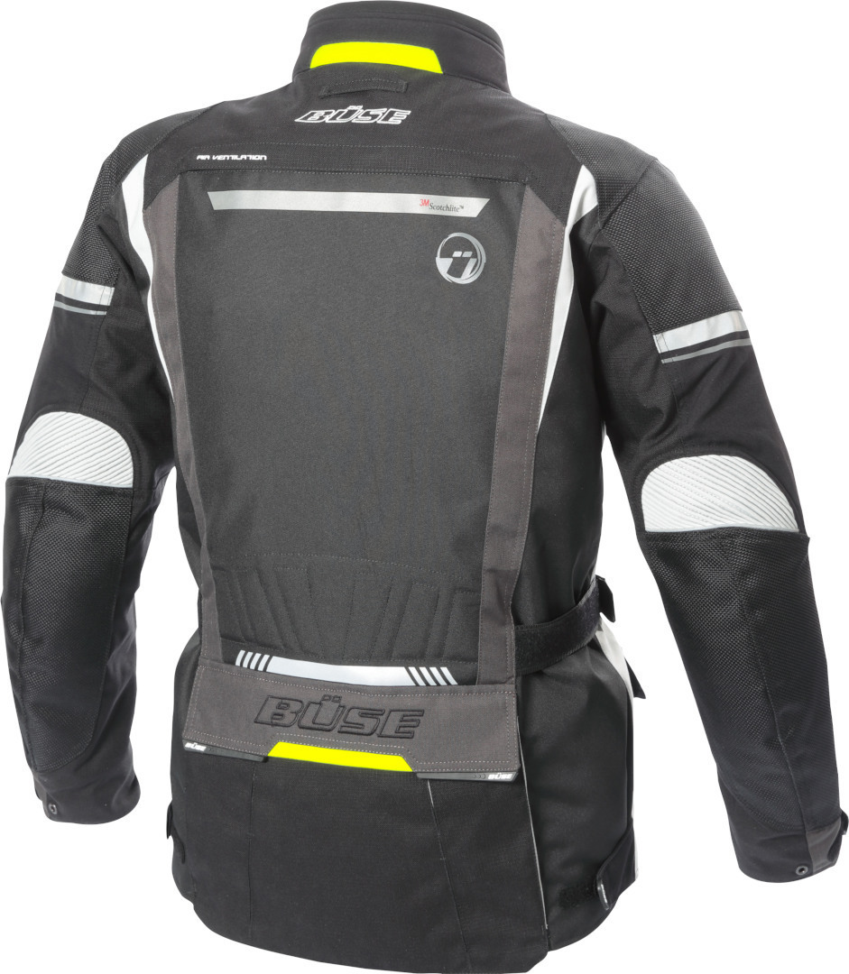 Büse Highland 2 Damer Motorcykel Tekstiljakke sort/grå 42 Figur 5