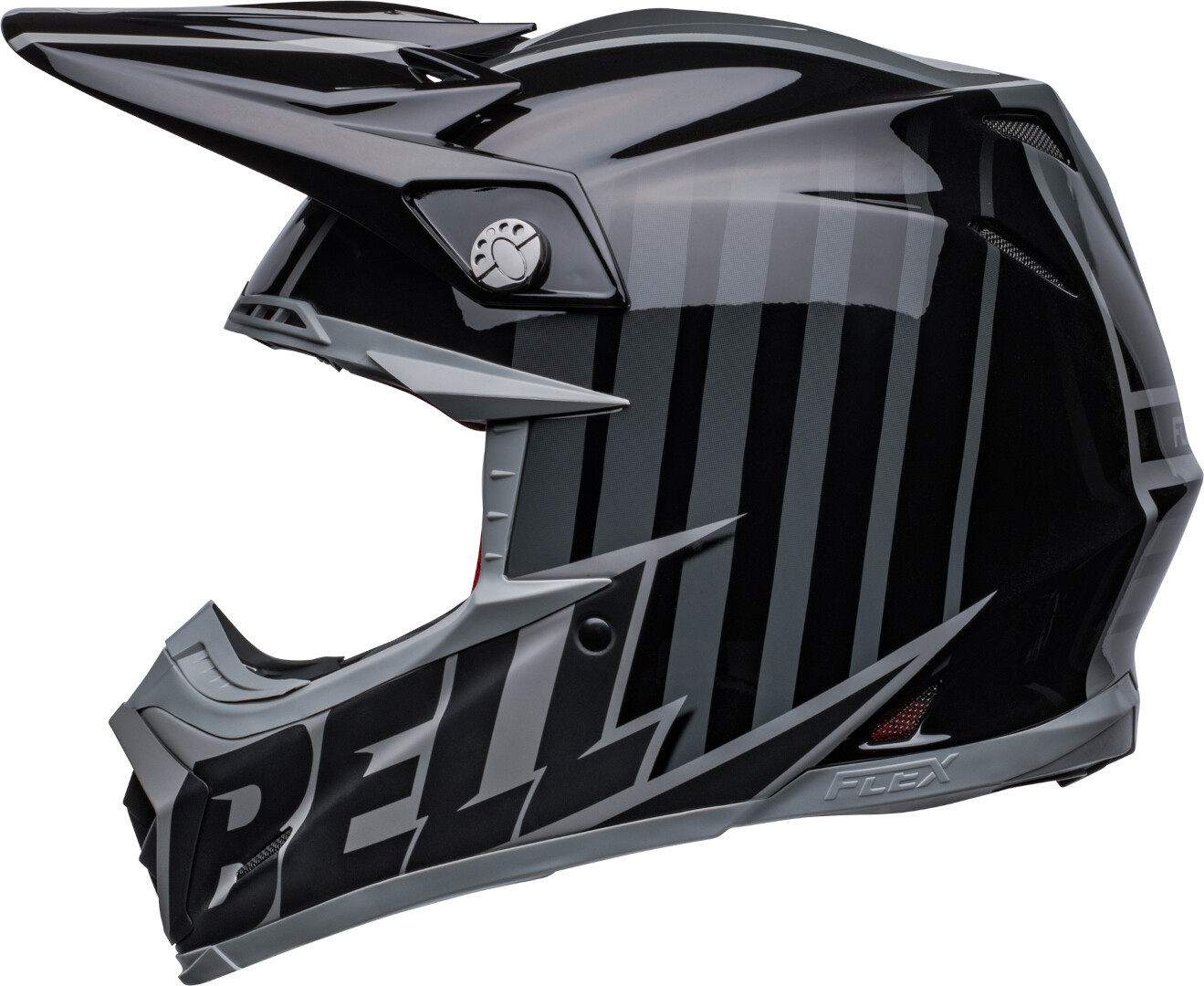 Bell Moto-9S Flex Sprint Motocross hjelm sort/grå L Figur 4