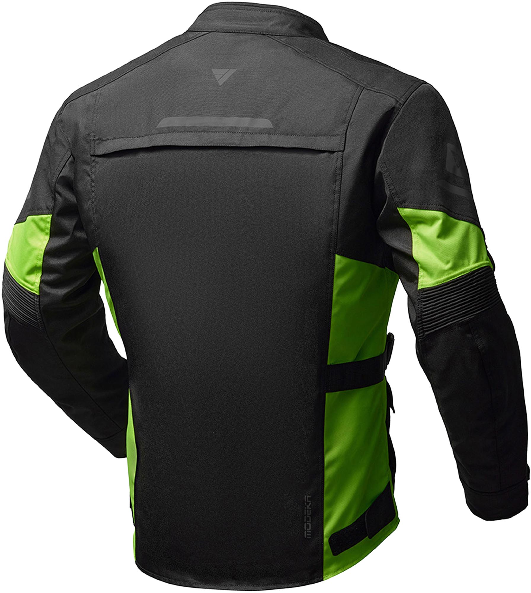 Modeka Tarex II Motorfiets Textieljas Zwart/Geel S Figuur 2