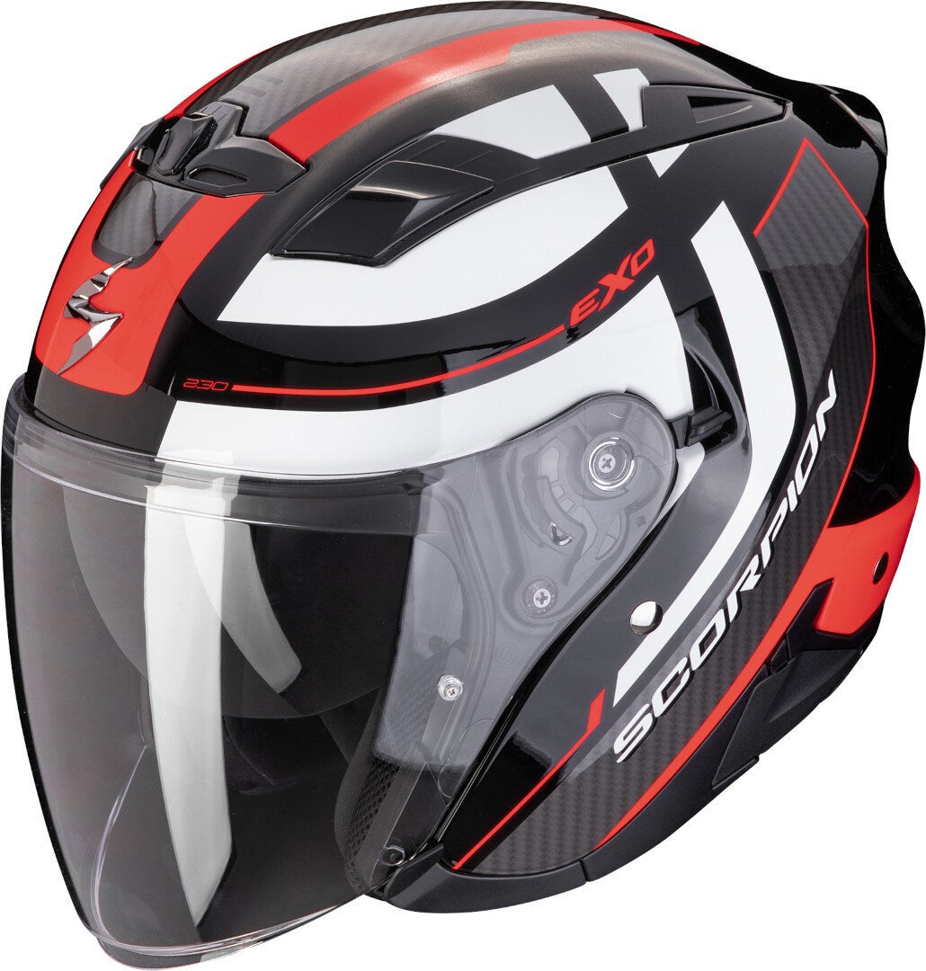 Scorpion Exo-230 Pul Cască cu reacție Negru/Alb/Roșu L (58/59) Figura 1