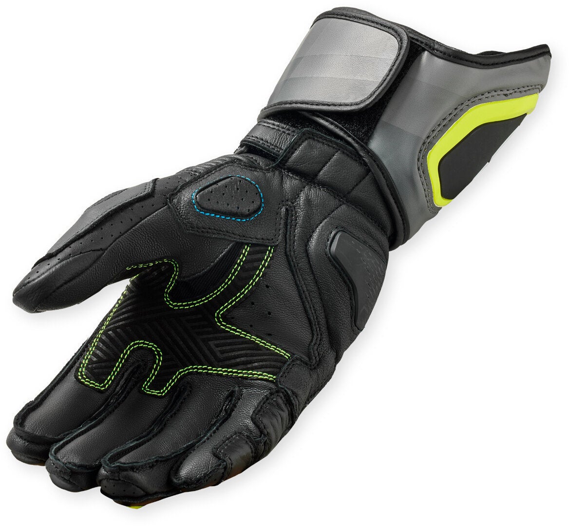 Revit Quantum 3 Motorcycle Gloves black/grey/neon-yellow L Figure 2