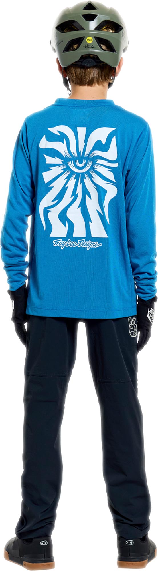 Troy Lee Designs Skyline Trail Mono Ungdoms cykelbukser Sort 26 Figur 17