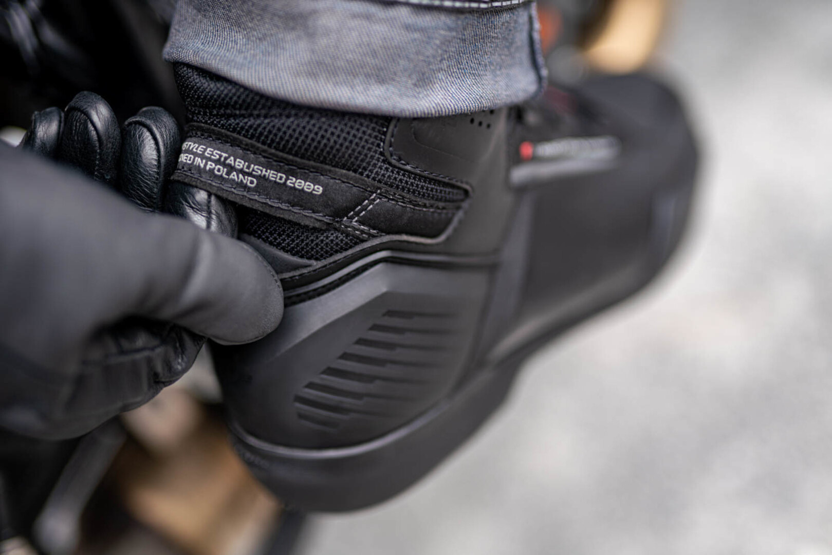SHIMA Edge wasserdichte Motorrad Schuhe schwarz 47 Abbildung 5
