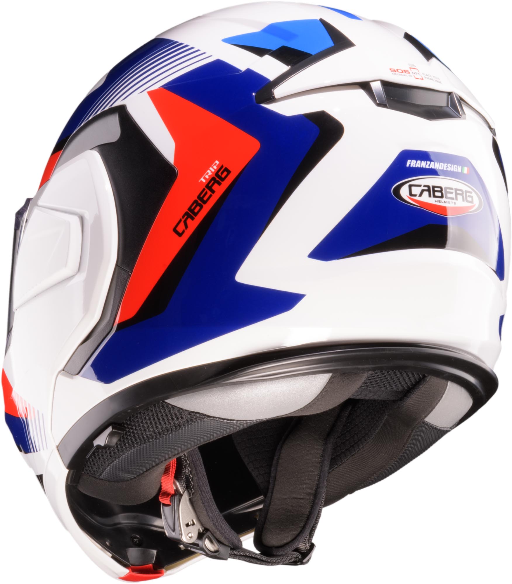 Caberg Trip Lunar Helmet white/blue/red M (57/58) Figure 5