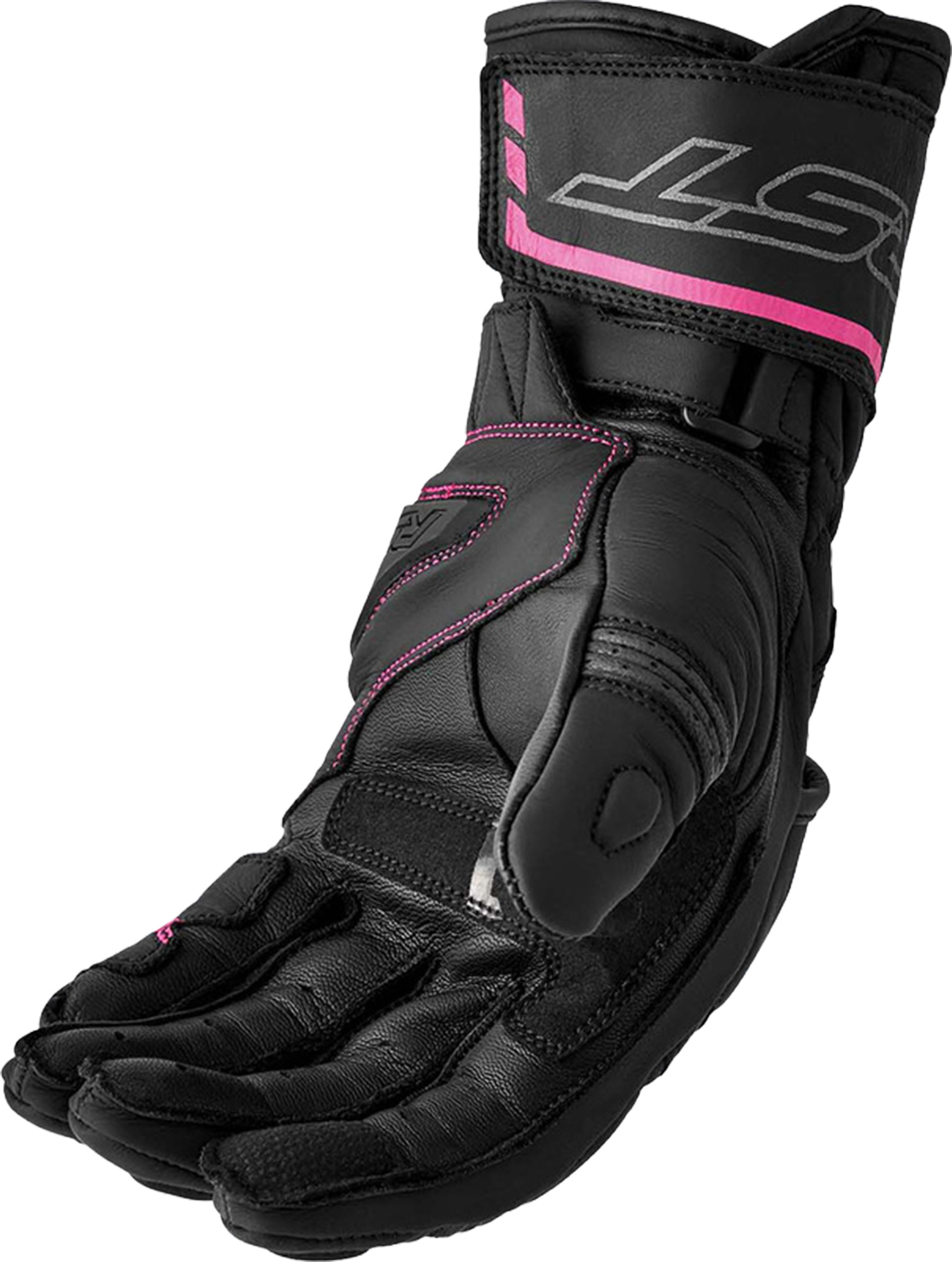 RST S1 Mănuși pentru motociclete pentru doamne Negru/roz XL Figura 7