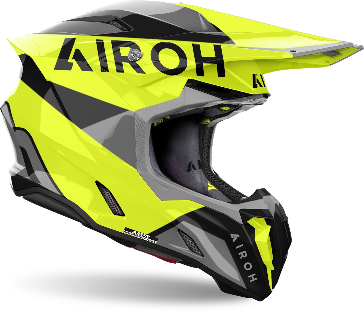 Airoh Twist 3 King Motocross hjelm sort/grå/gul L (59/60) Figur 2