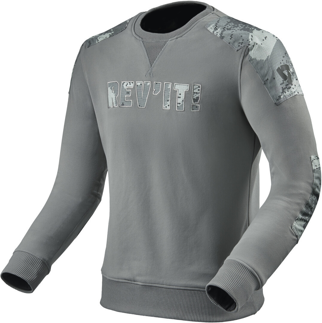 Revit Whitby Motorcycle Sweatshirt light grey L Figure 1