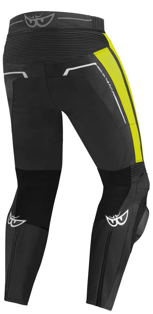 Berik Kendo Motorcycle Leather Pants black/neon 50 Figure 2