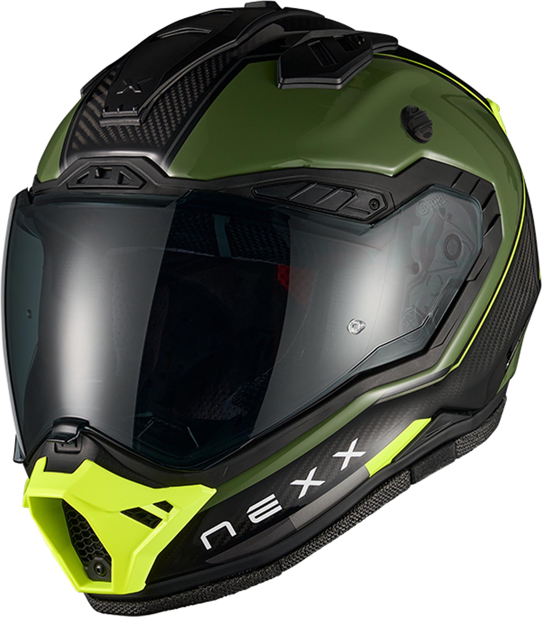 Nexx X.Rally Raid Carbon Casco Enduro nero/verde XXS (51/52) Figura 4