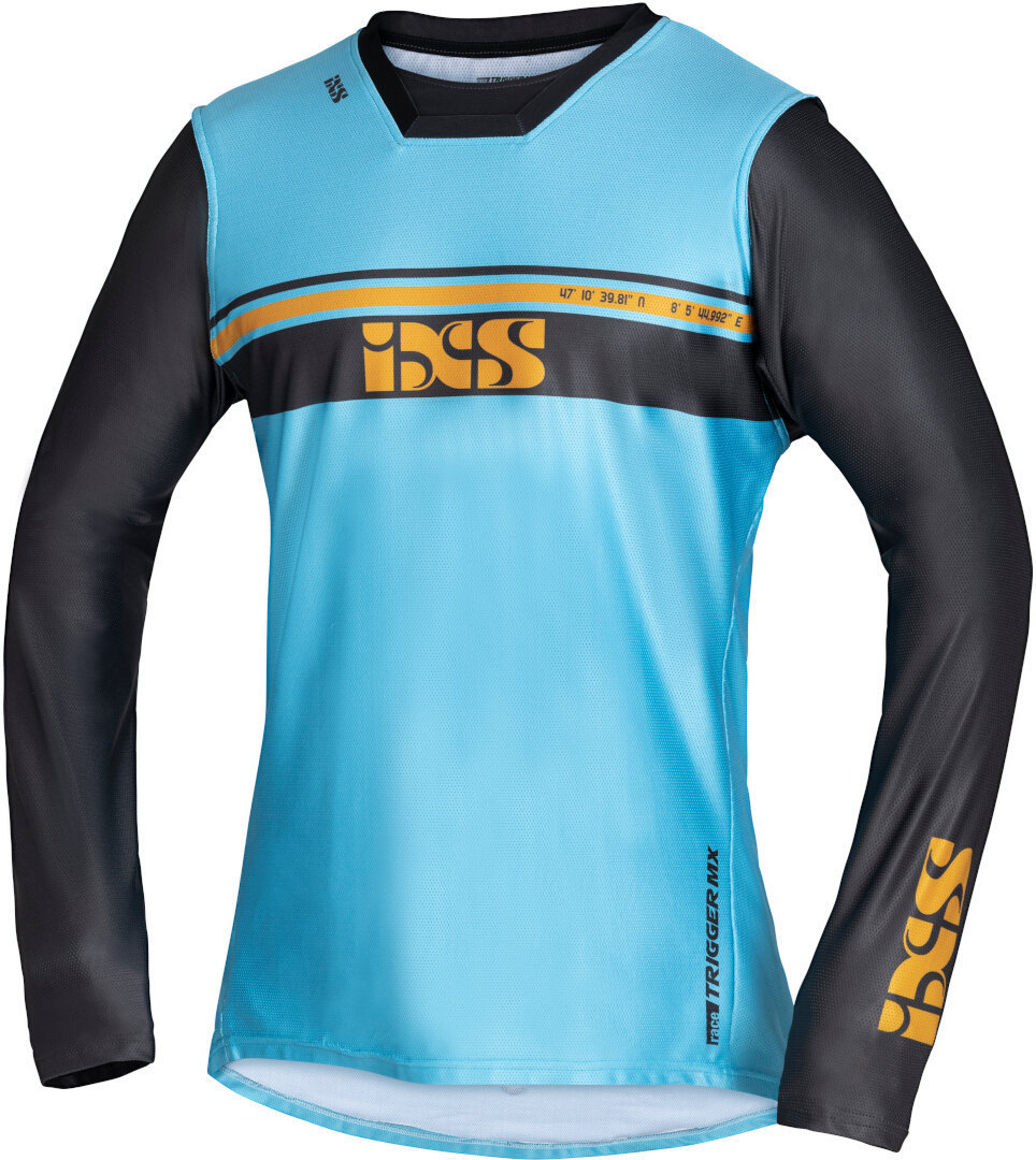 IXS Trigger 2.0 Motorcross Jersey blauw/grijs M Figuur 1