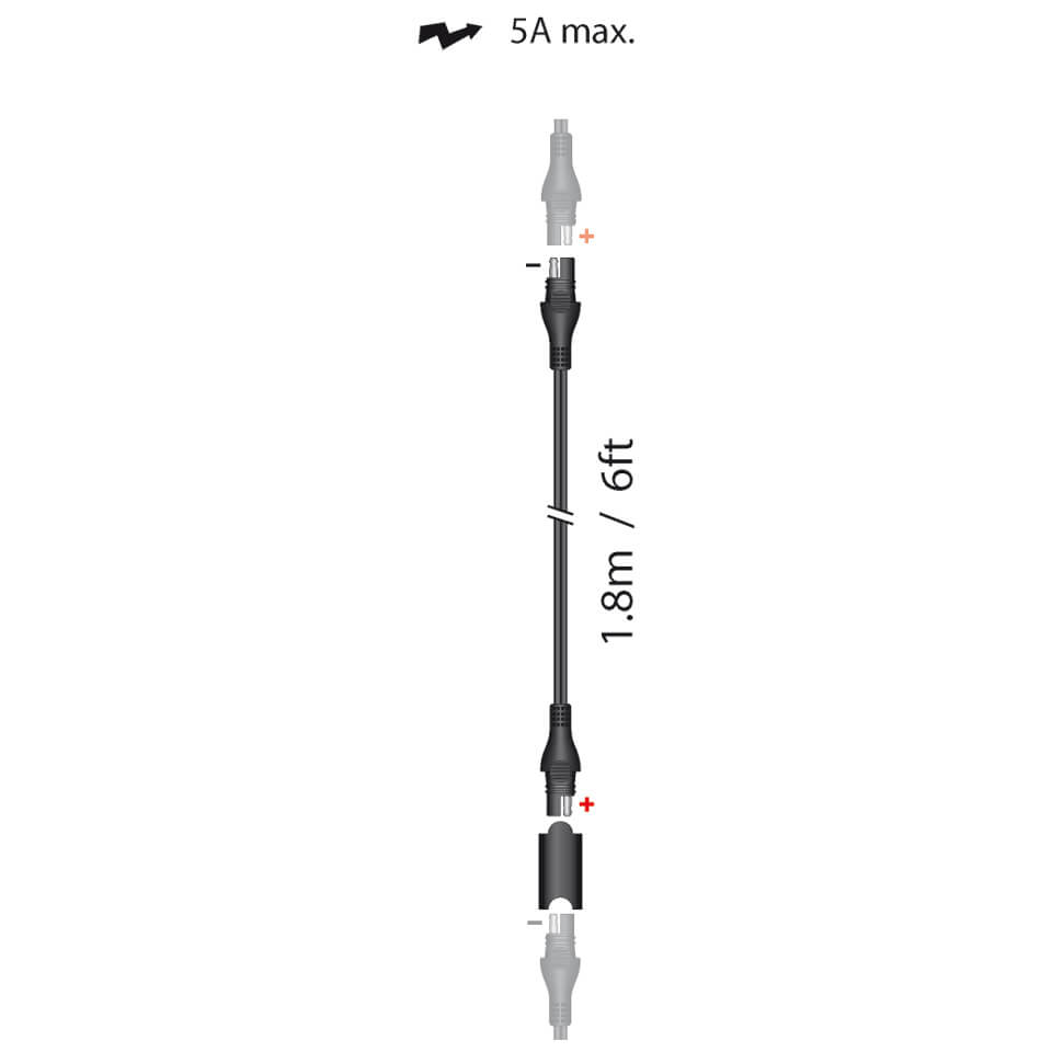 OPTIMATE Ladekabel Verlängerung SAE-Stecker Figura 1