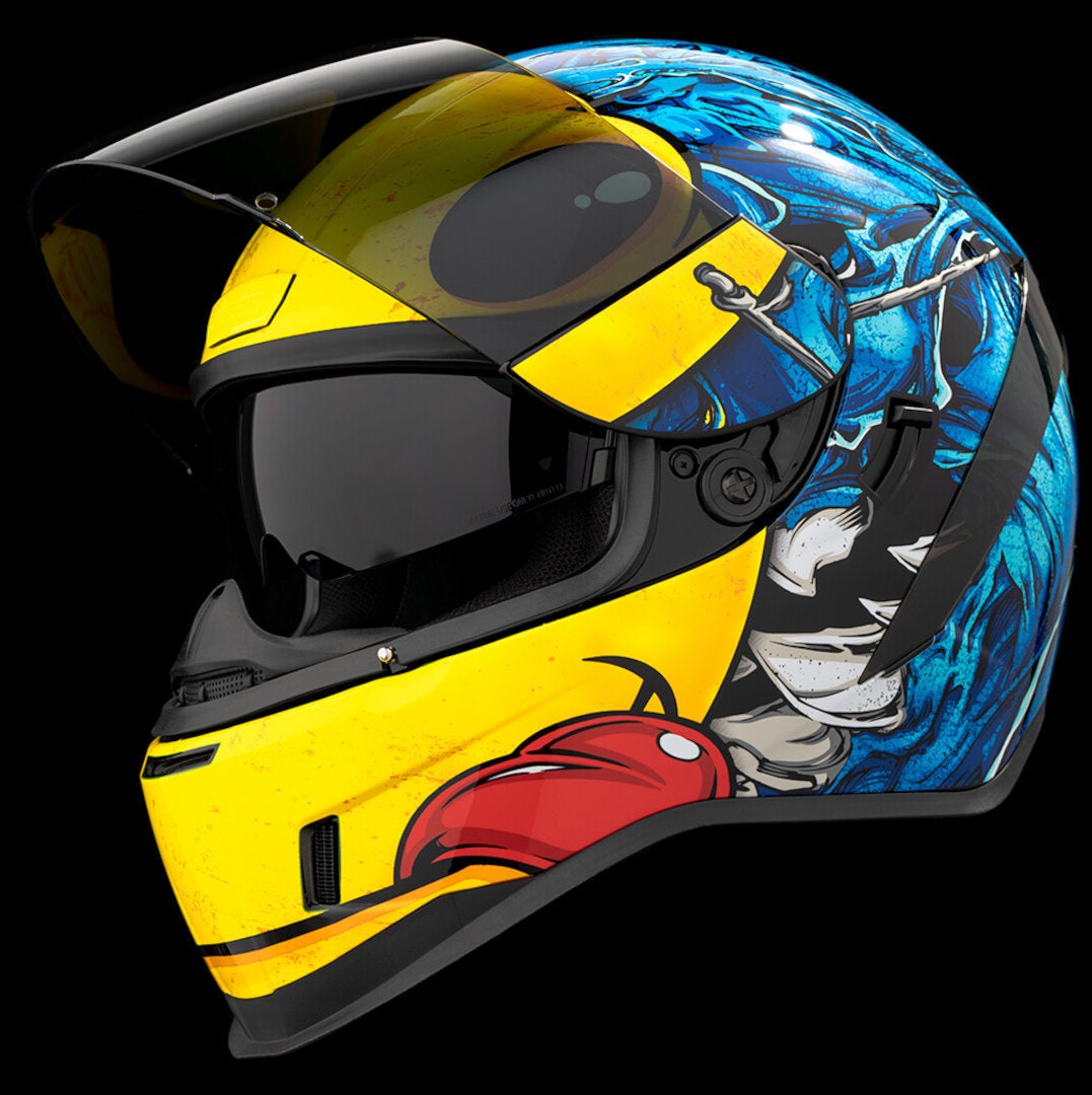 Icon Airform Brozak MIPS Helm blauw/geel S (55/56) Figuur 5