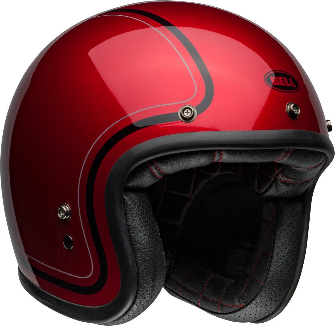 Bell Custom 500 Chief Casque jet Rouge/Noir L (59/60) Figure 3