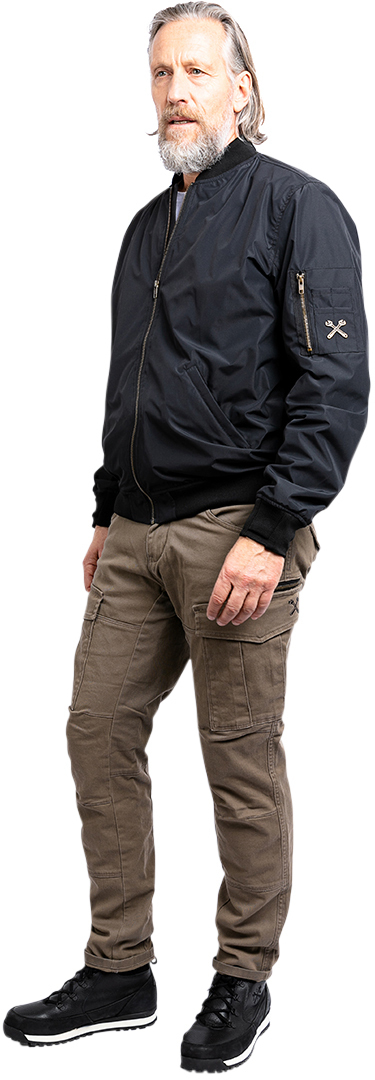 John Doe Stroker Cargo XTM Motorrad Textilhose sand 25 L30 Abbildung 13