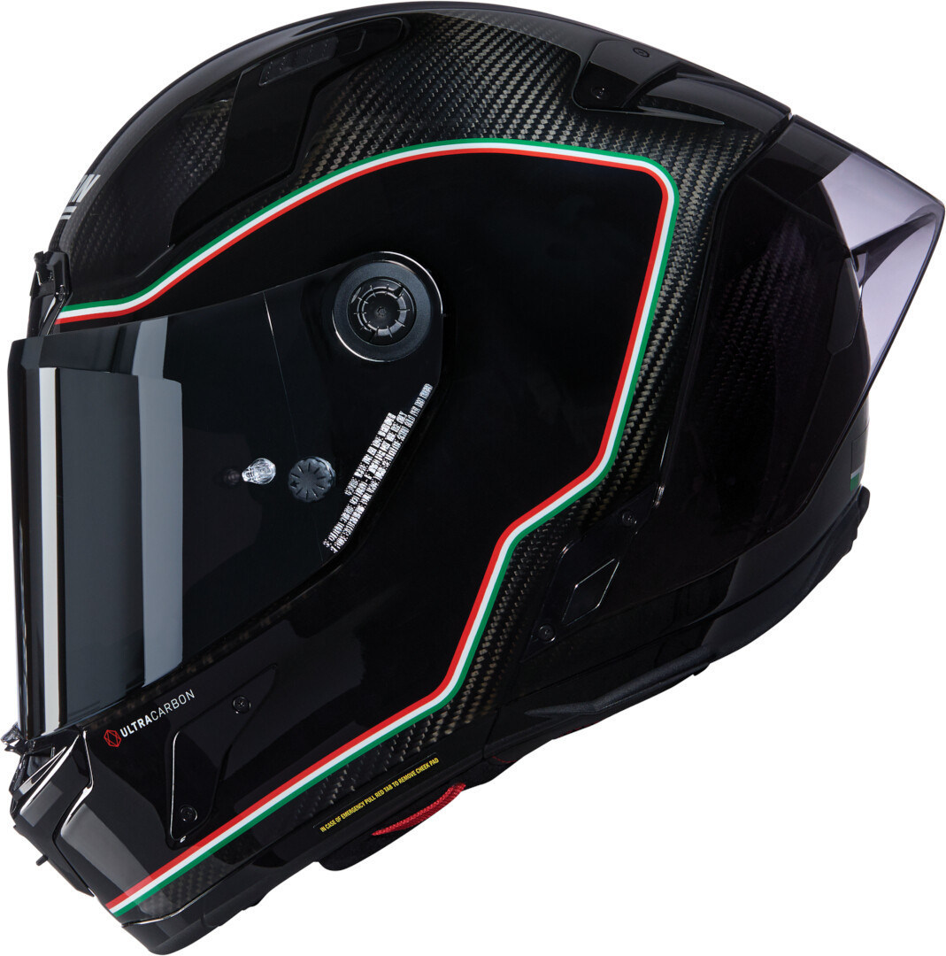 Nolan X-804 RS Ultra Carbon Asso Di Picche Hjälm svart/vit/röd/grön XL (62) Figur 2