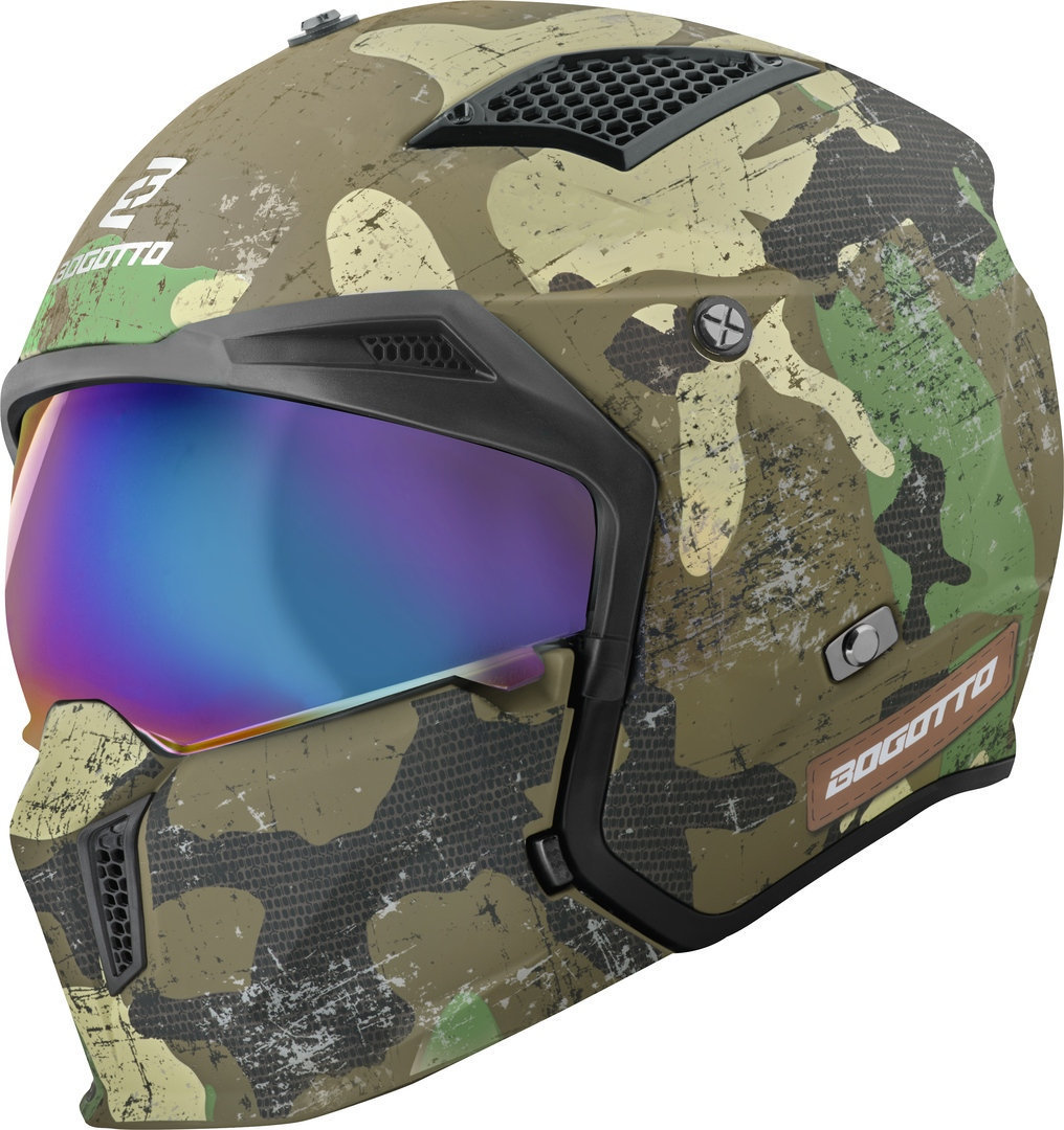 Bogotto Radic Camo 22.06 Cască Verde mat XL Figura 6