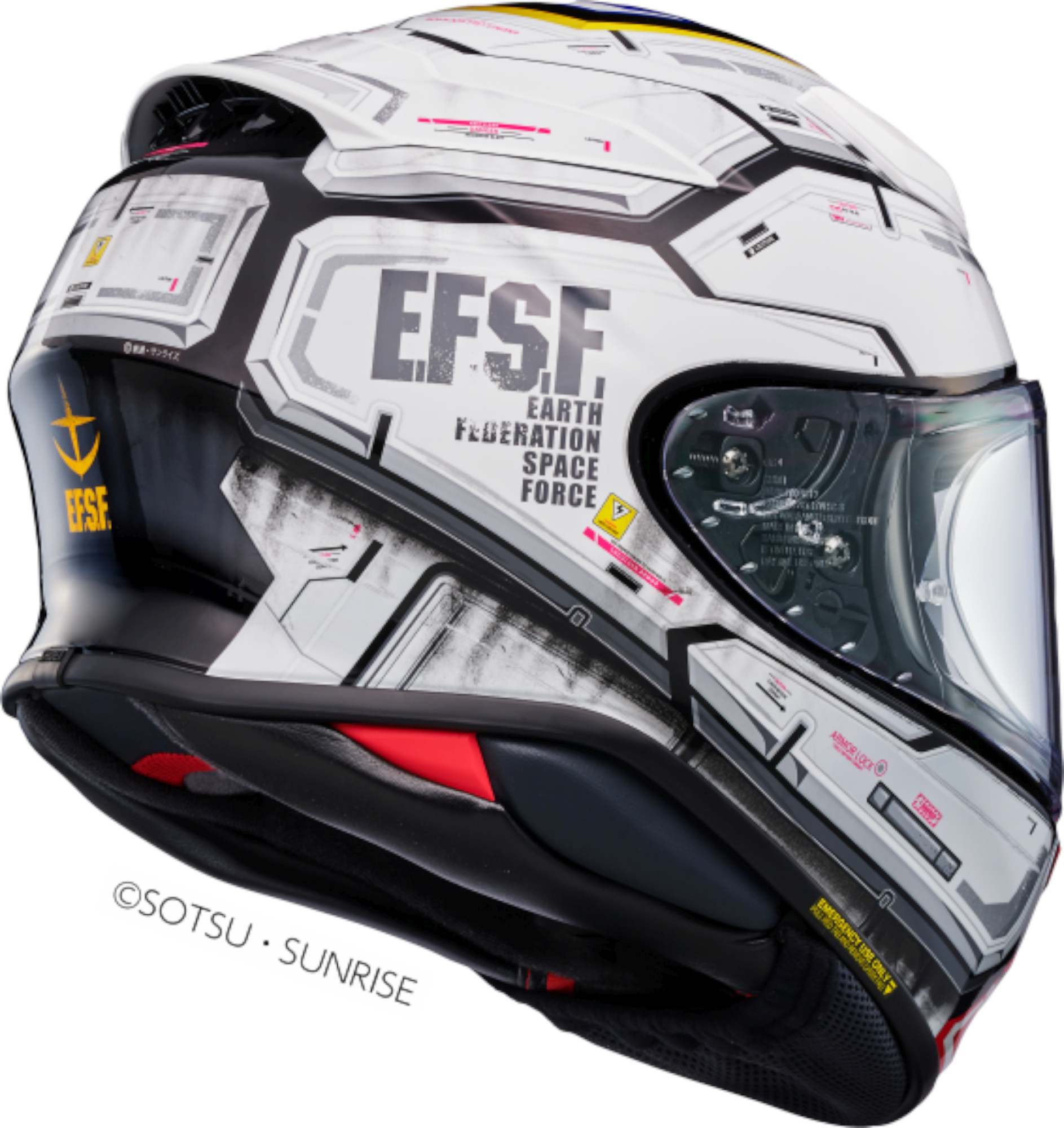 Shoei NXR2 Gundam Helmet M (57/58) Figure 3
