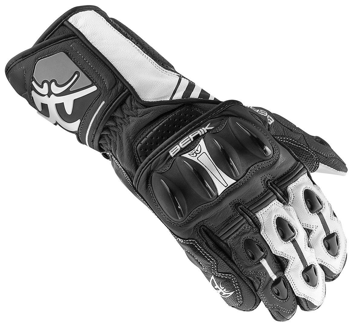 Berik Track Gants de moto Noir/Blanc XL Figure 1