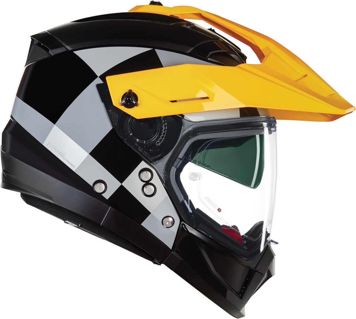 Nolan N70-2X 06 Ruvido N-Com Casco da motocross nero/grigio/giallo S (56) Figura 3