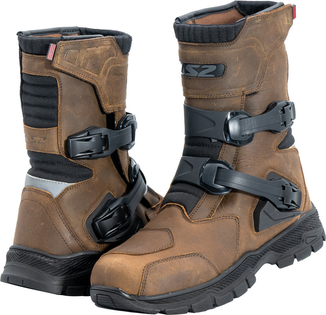 LS2 Adventure waterproof Motorcycle Boots brown 45 Figure 1