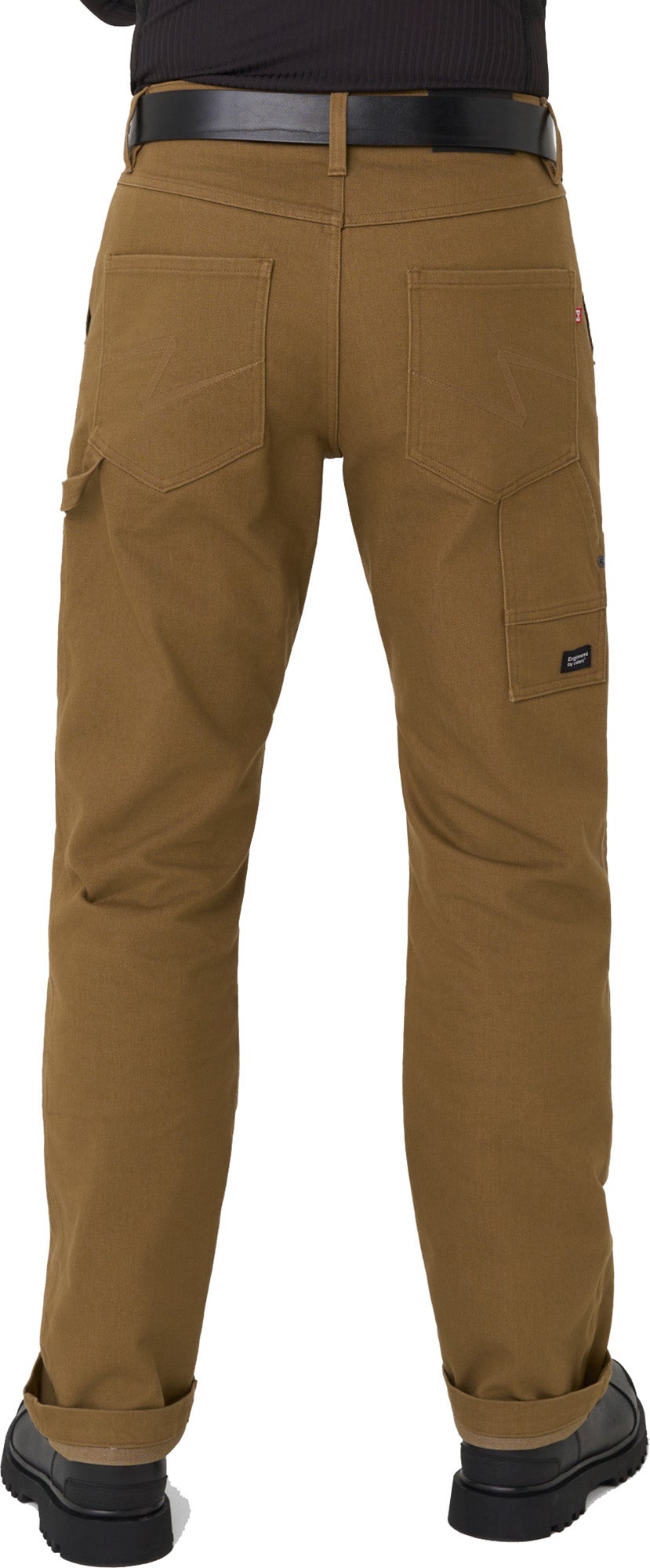 Pando Moto Tekton Pantalones textiles de motocicleta marrón/amarillo 36/36 Figura 4