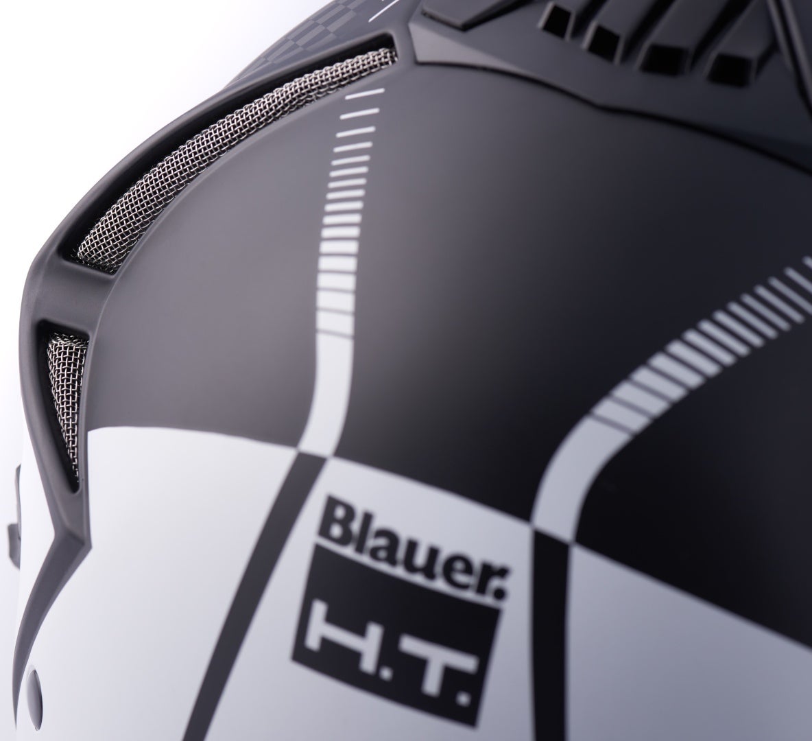 Blauer Real HT Graphic B Jet Helmet black matt/white M (56/58) Figure 4