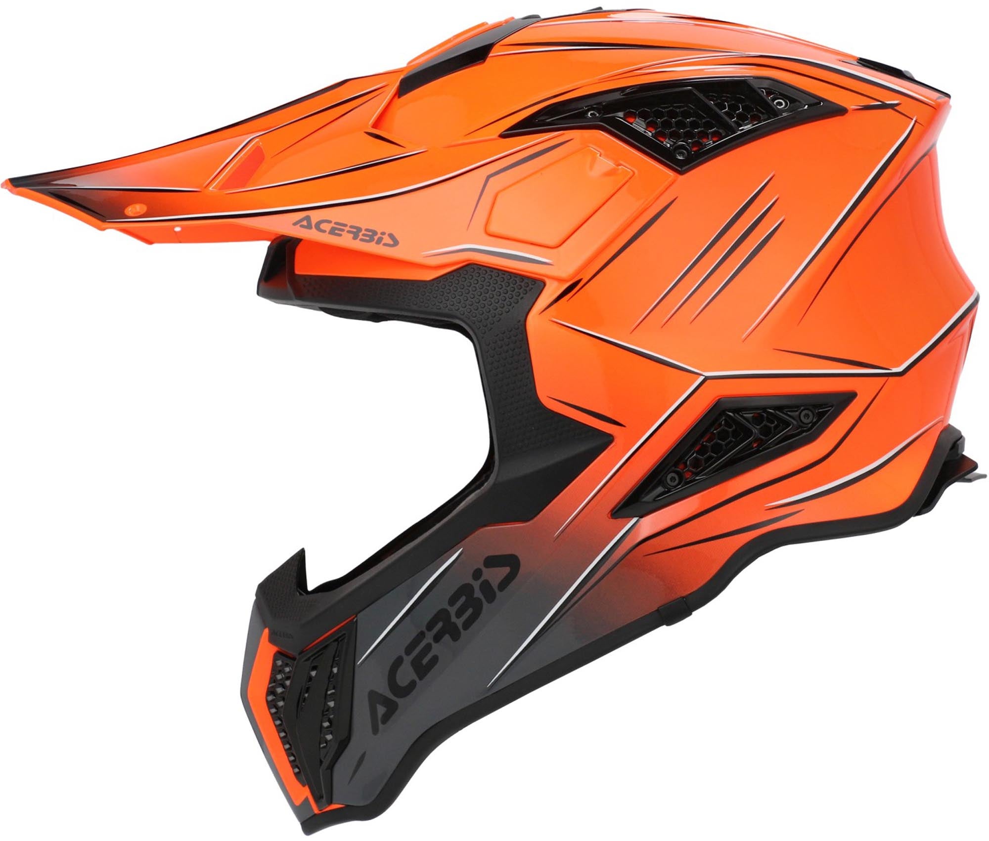 Acerbis Airstrike-X Scratch Motocrosshelm oranje/grijs XXL (63/64) Figuur 3