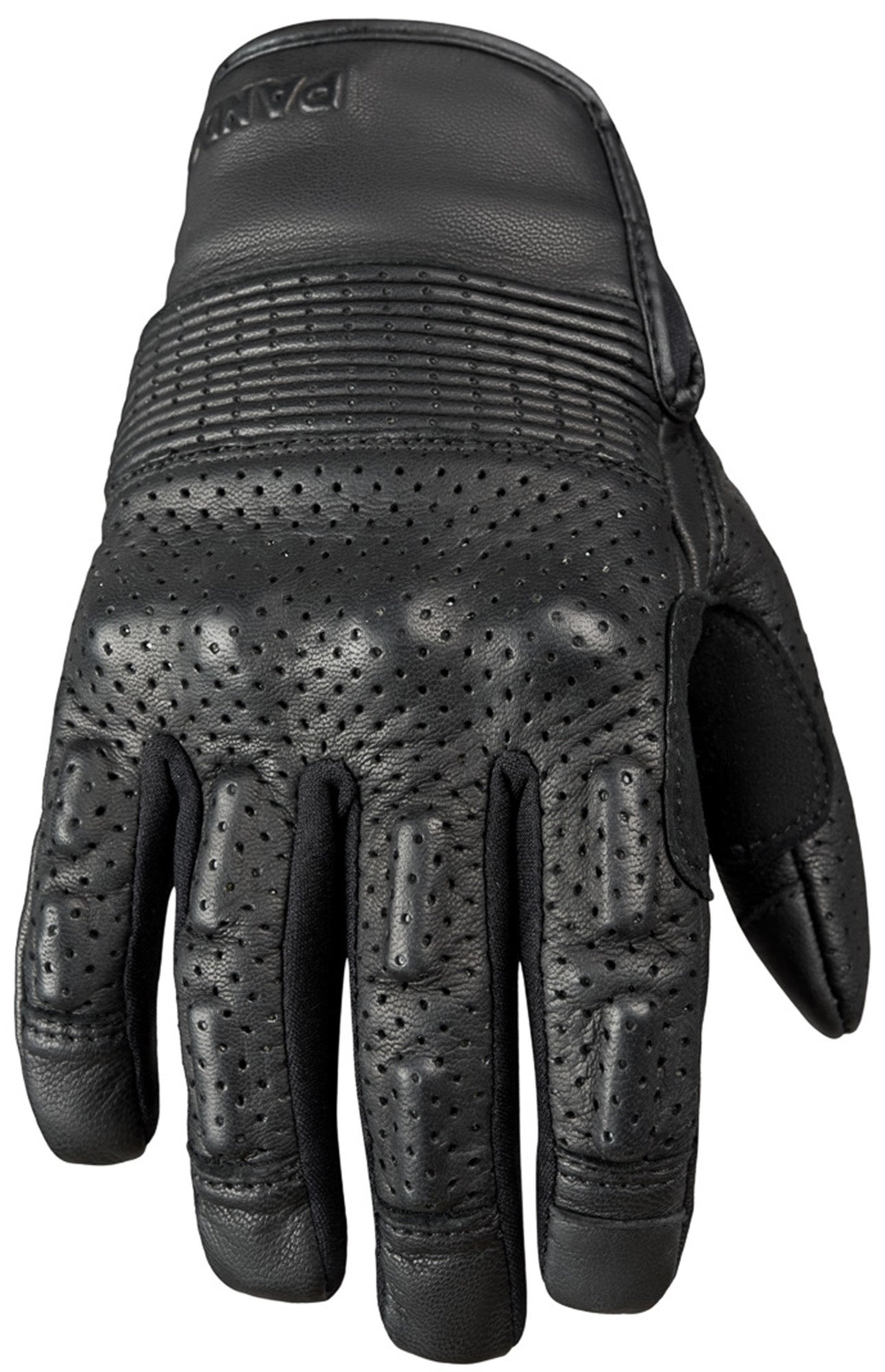 Pando Moto Onyx 02 perforerede motorcykelhandsker Sort 3XL Figur 7
