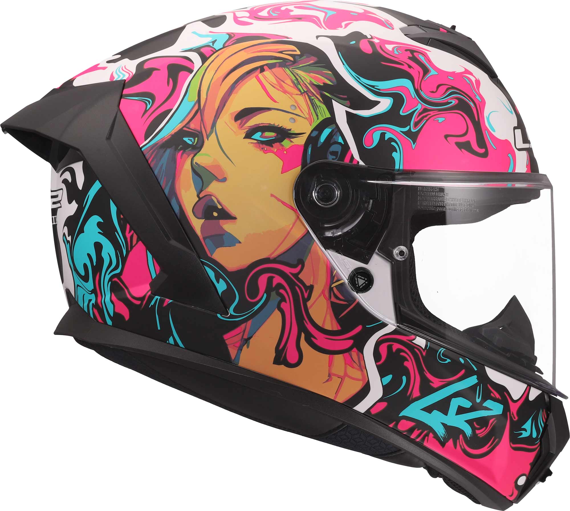 LS2 FF820 Rapid III Cyberg Helm M (57/58) Figuur 6
