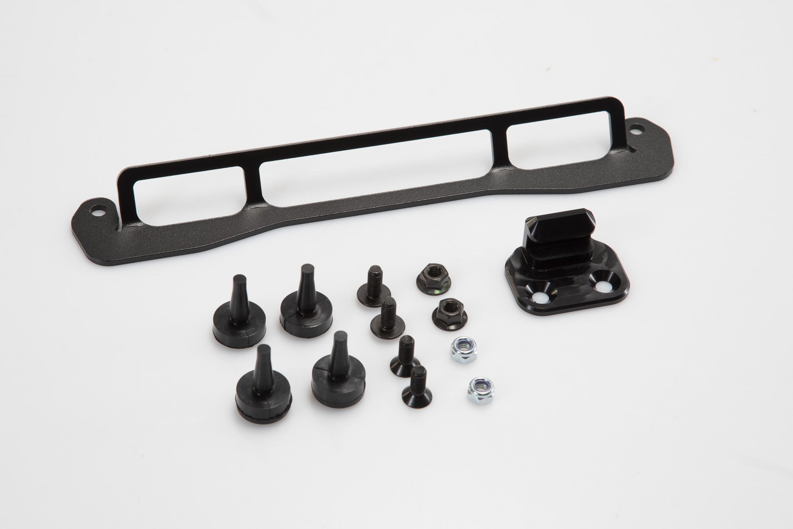 Kit adaptor SW-Motech pentru ADVENTURE-RACK - Negru. Pentru Shad. Figura 1 Kit adaptor SW-Motech pentru ADVENTURE-RACK - Negru. Pentru Shad. Figura 1