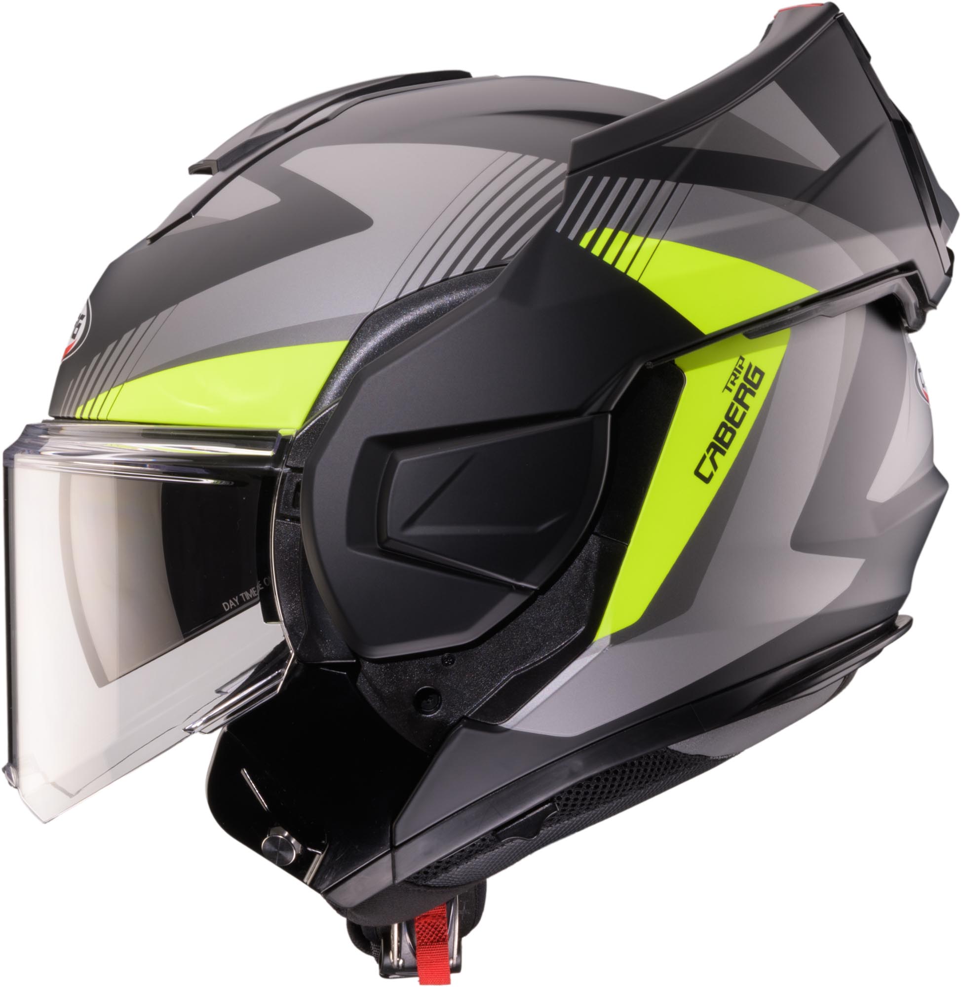 Caberg Trip Lunar Casque noir mat/gris/jaune néon S (55/56) Figure 4