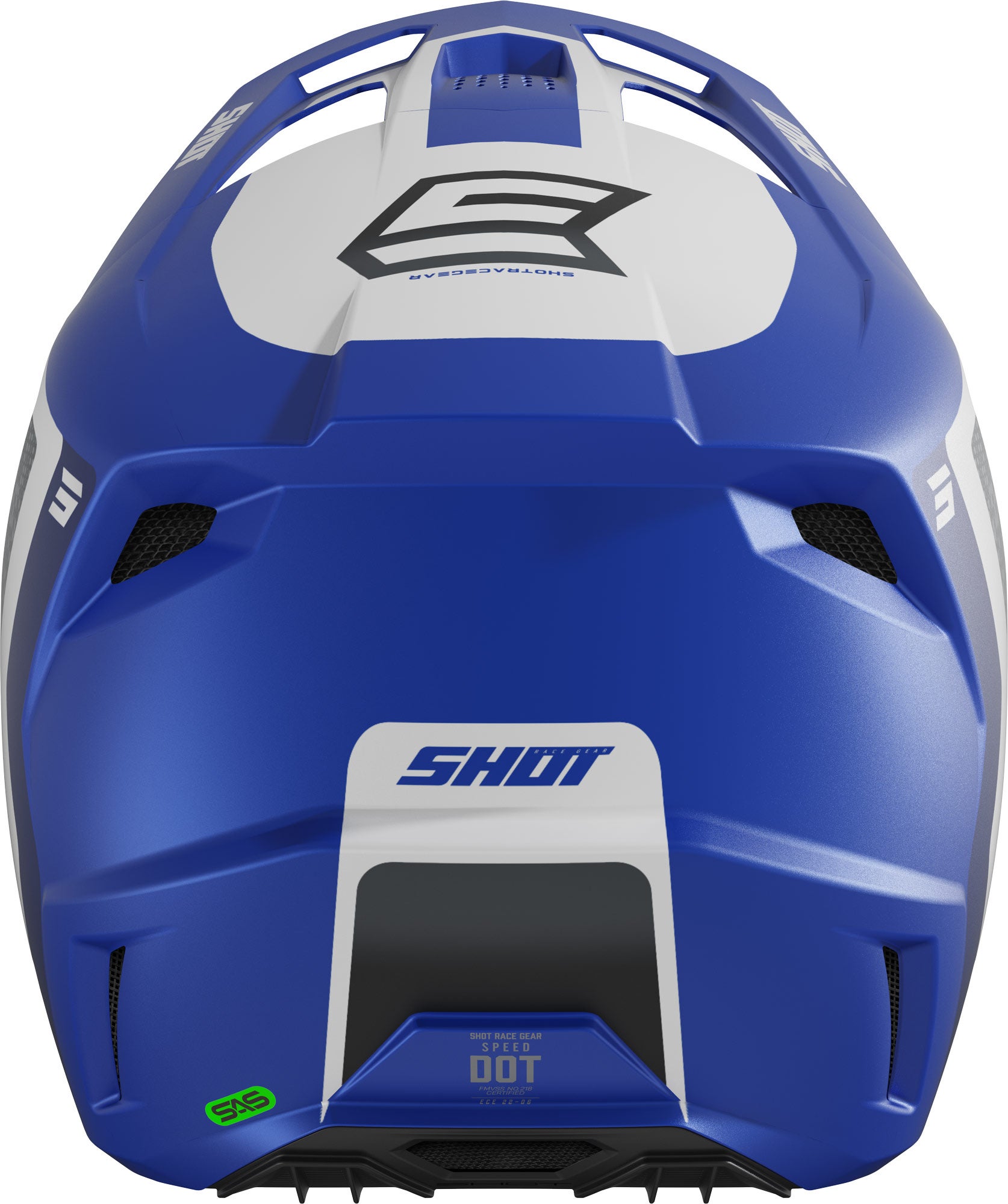 Shot Speed Hybrid Casco da motocross blu L (59/60) Figura 3