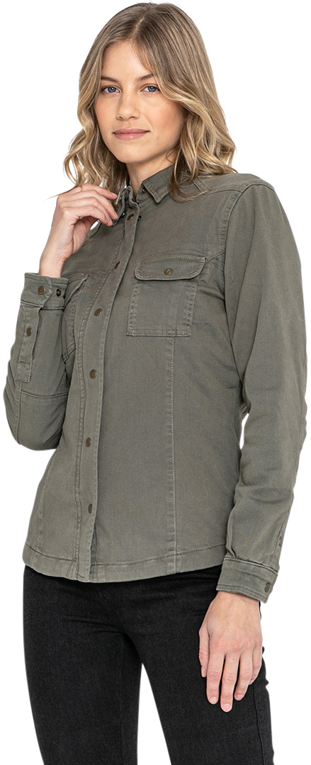 John Doe Motoshirt XTM Dámská košile olive 2XL Obrázek 9