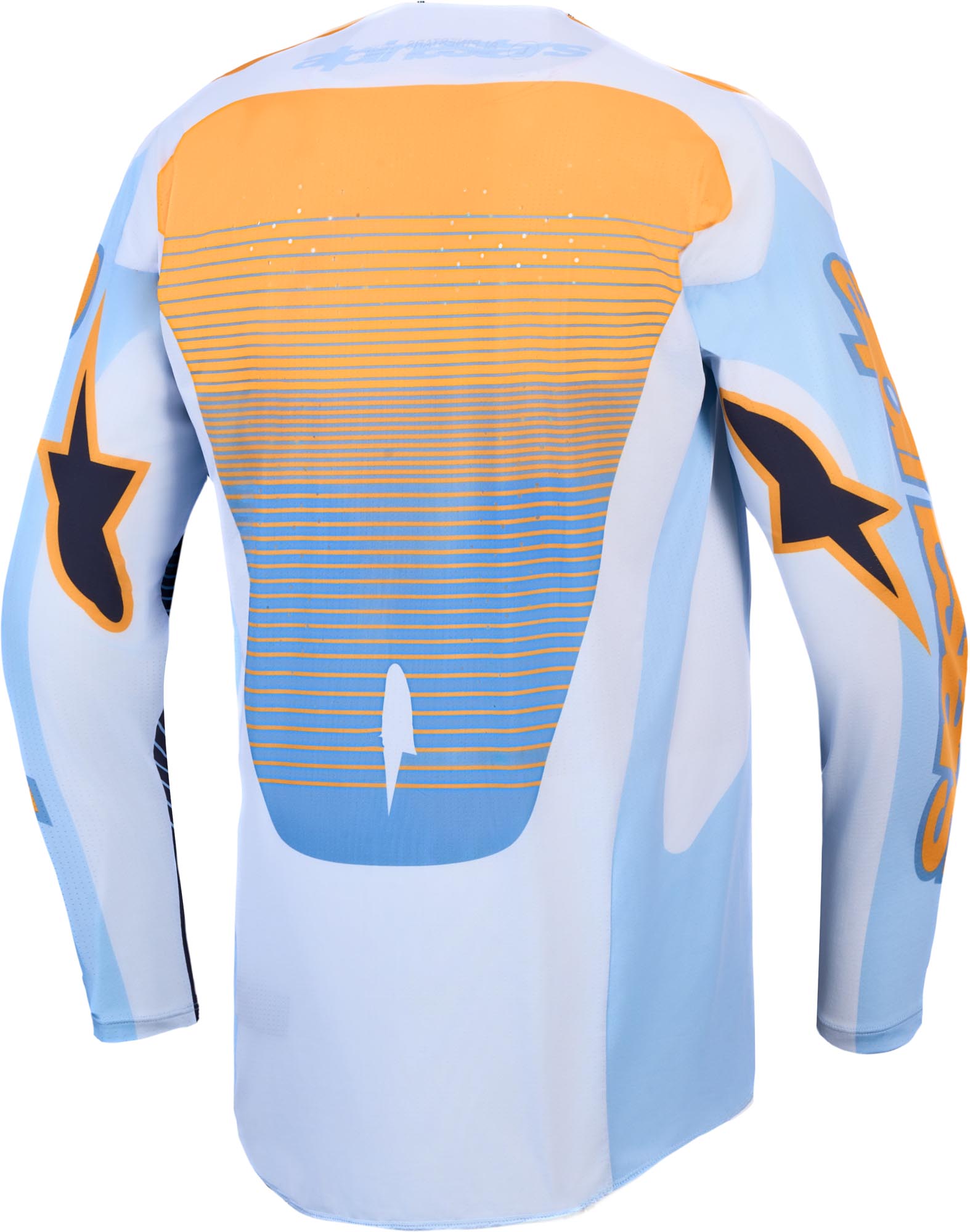 Alpinestars Techstar Maven Motocrosstrøje blå/orange/sort S Figur 2