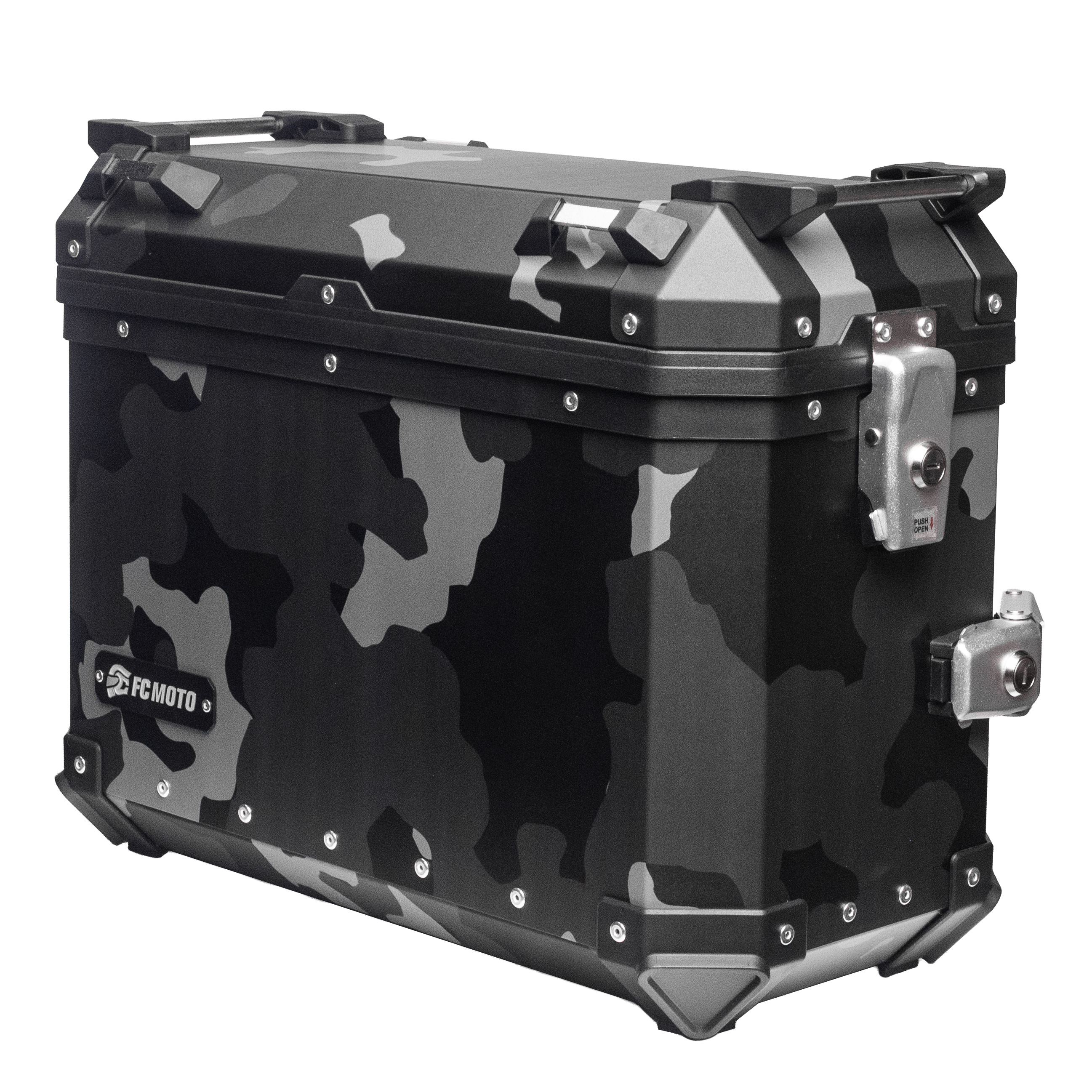 FC-Moto Terreno EVO Camo 36 L Alu Cutia laterală Camuflaj negru Legături Figura 2