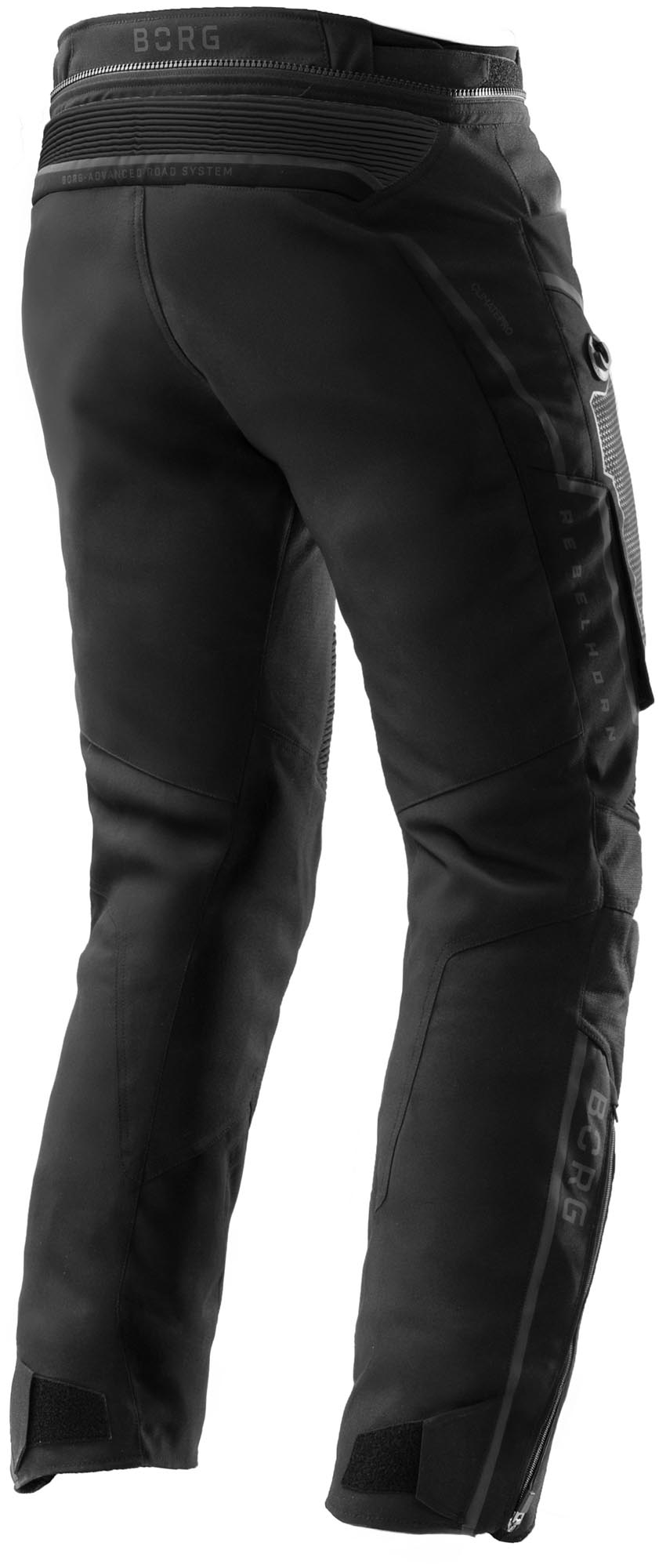 Side view of Rebelhorn Borg 2 waterproof Motorcycle Textile Pants