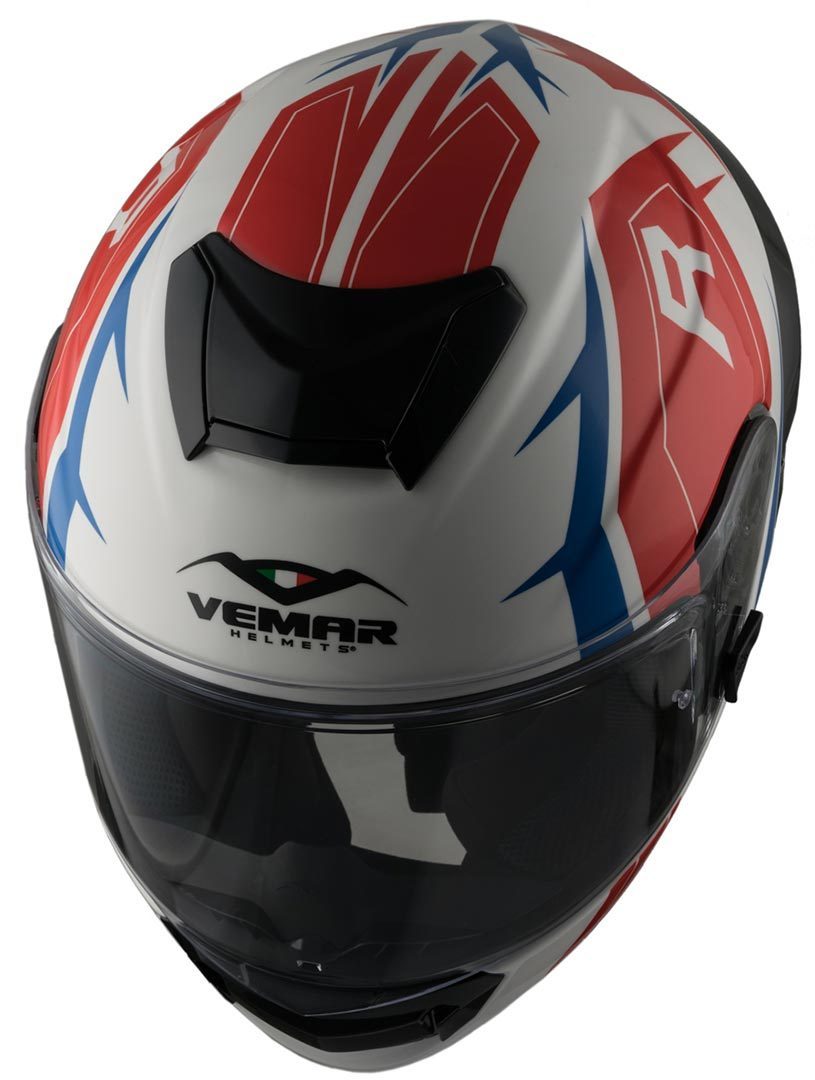 Vemar Hurricane Revenge Casco Rojo/blanco/azul M (57/58) Figura 3