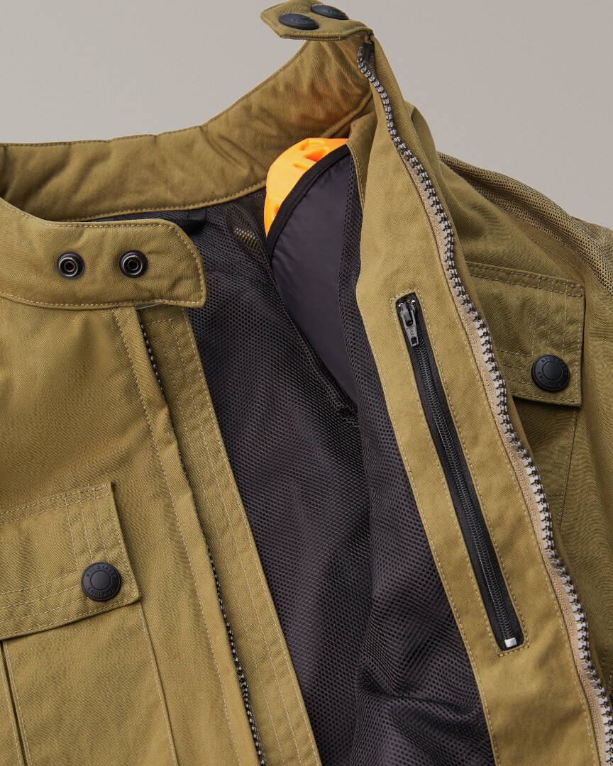 Belstaff Temple Motorcycle Textile Jacket olive M Figure 4