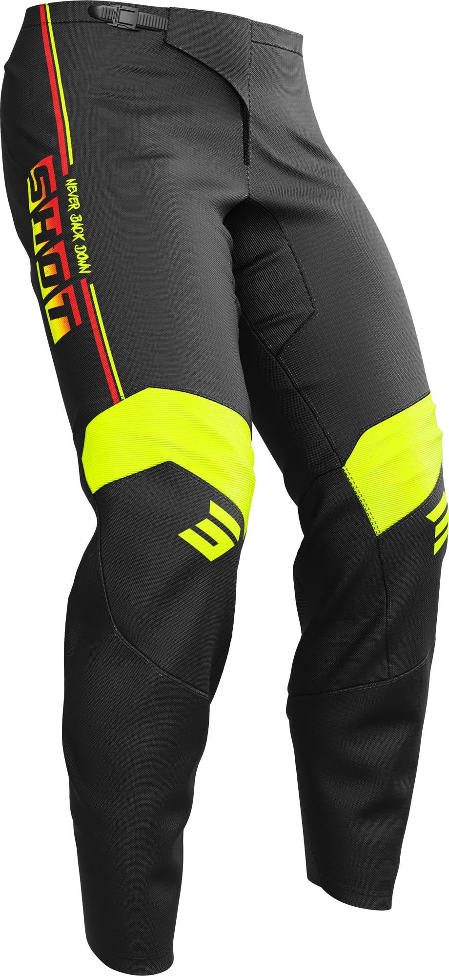 Shot Draw Block Jugend Motocross Hose gelb 8/9 Abbildung 3