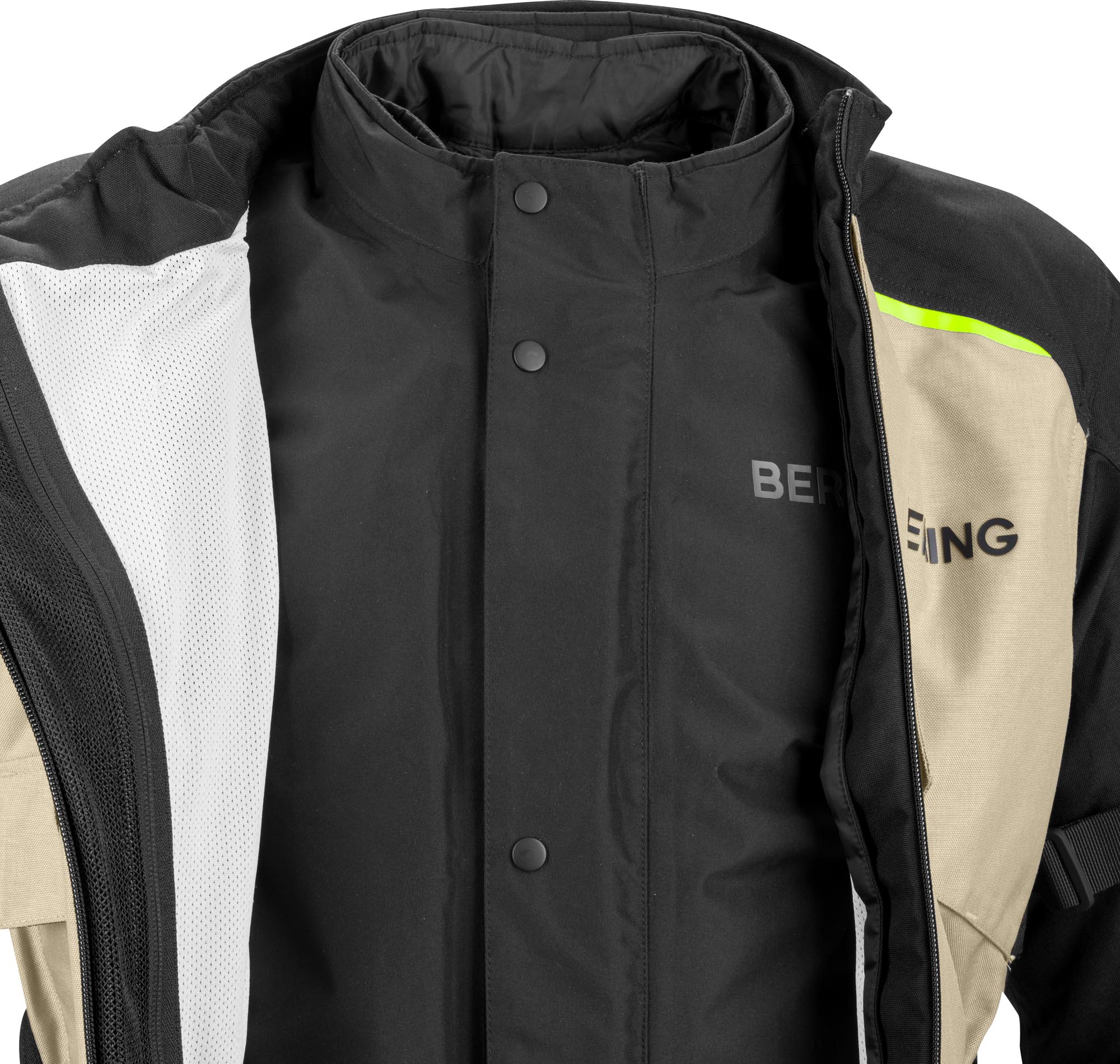 Side view of Bering Brisbane GTX Motorcycle Textile jacket
