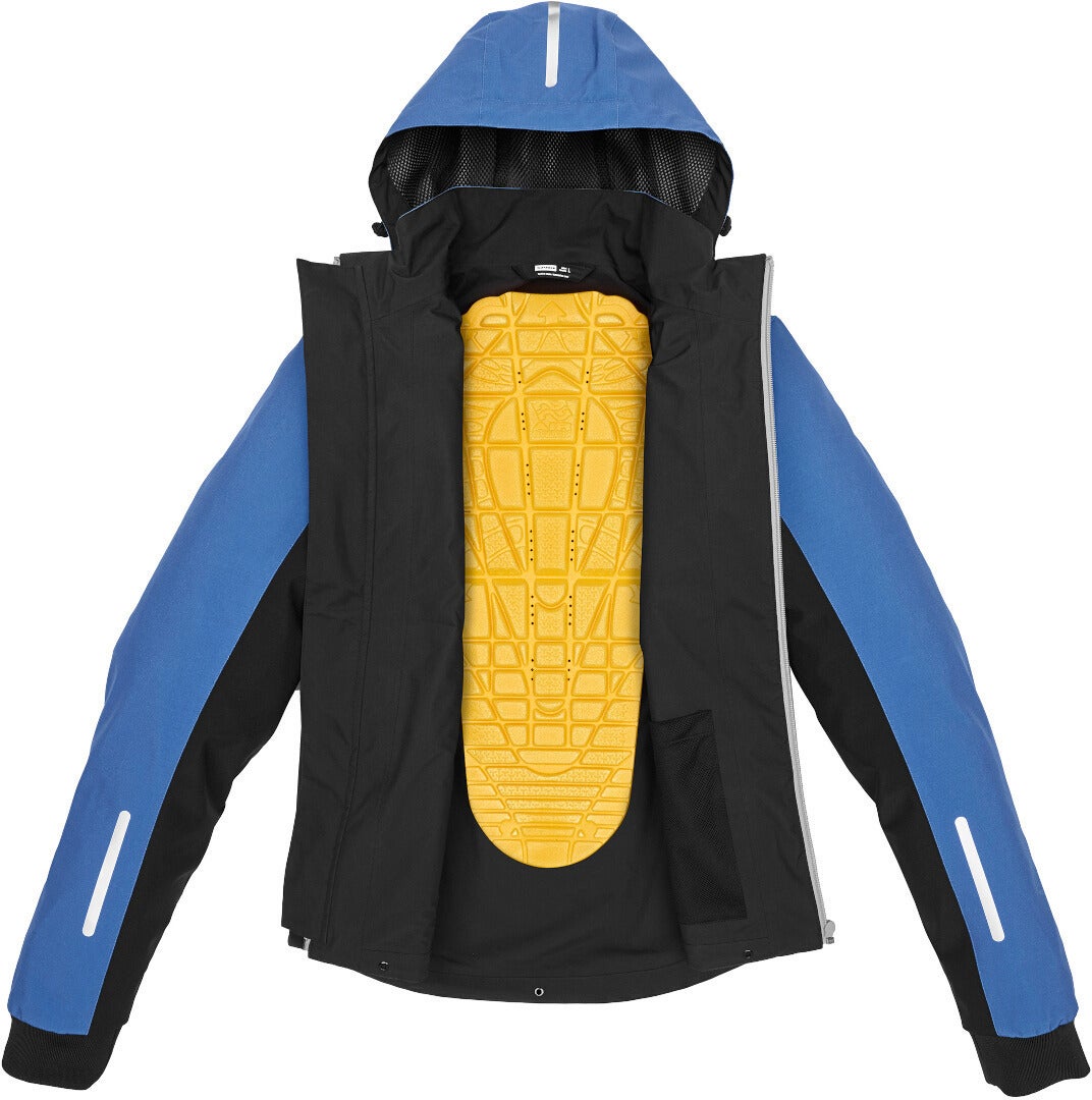 Spidi H2Out II Sweat à capuche de moto imperméable noir/bleu L Figure 4