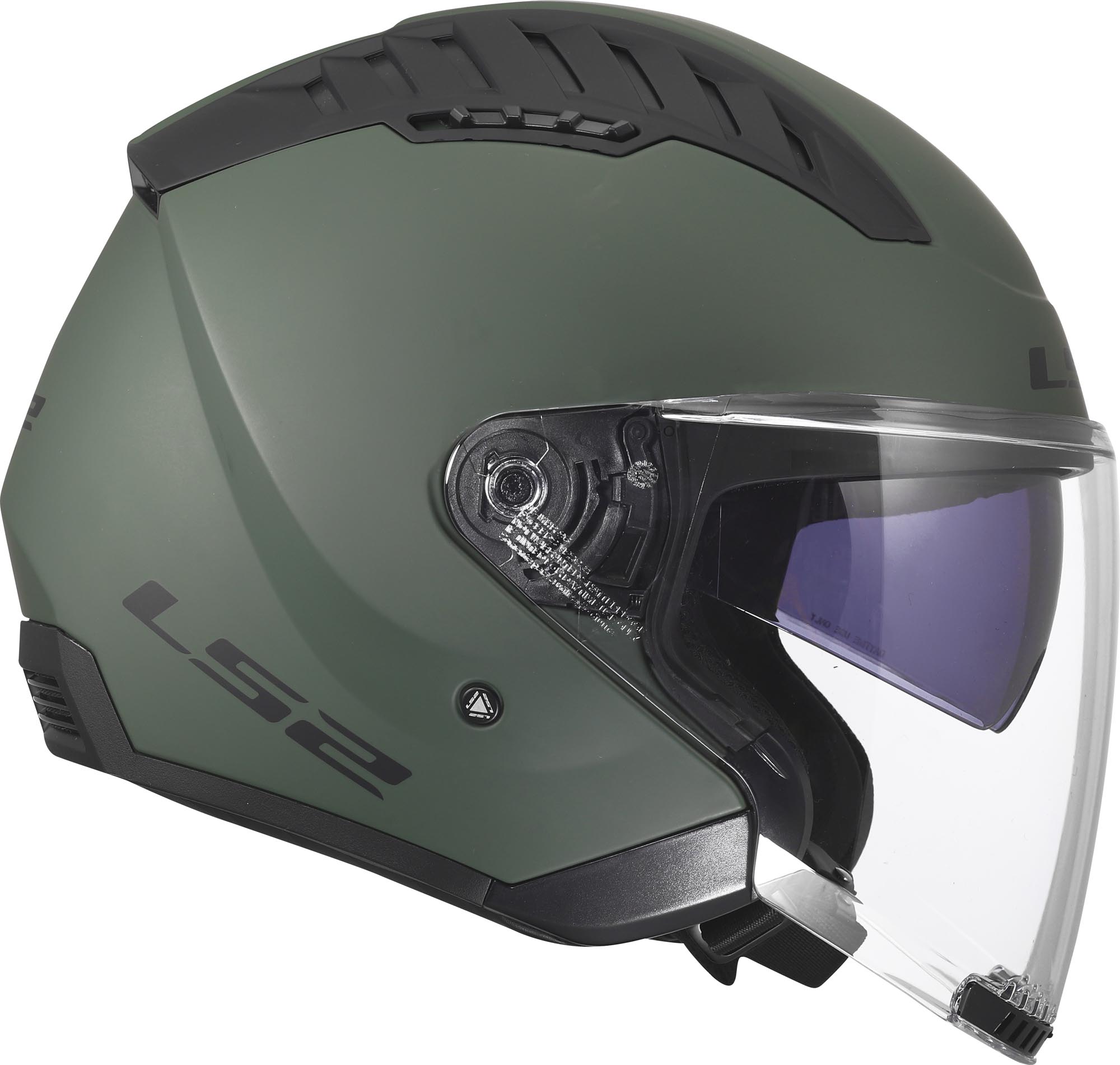 LS2 OF600 Copter II Casque jet Vert militaire S (55/56) Figure 6