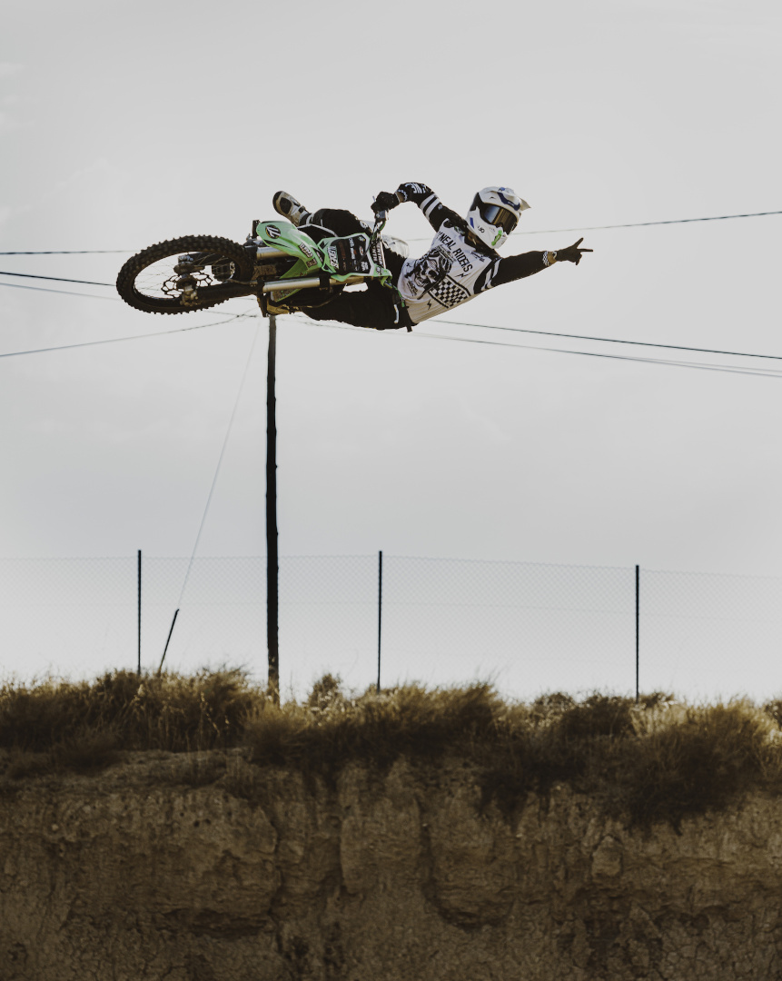 HJC i50 Erased Motocross hjälm vit/blå XS (53/54) Figur 6