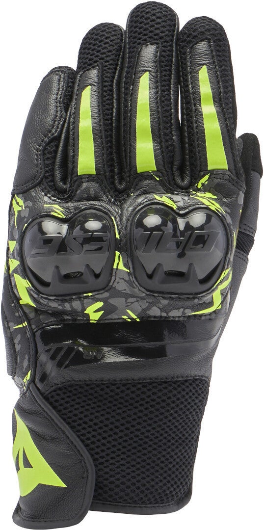 Dainese Mig 3 Unisex Motorcykel handsker sort/grå/gul XS Figur 10