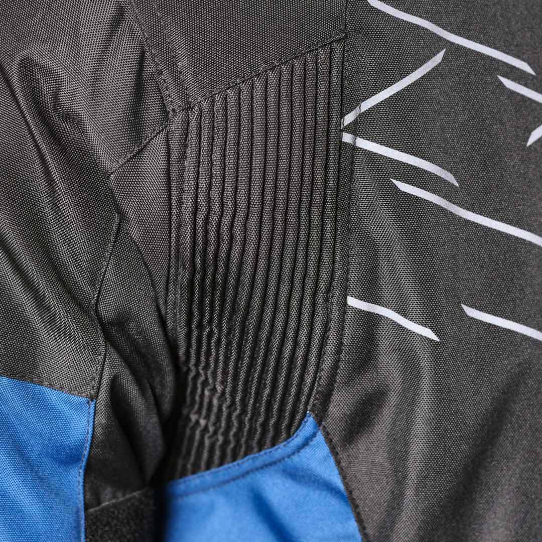 GMS Kasai waterproof Motorcycle Textile Jacket black/blue M Figure 3