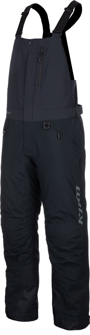 Klim Keweenaw 2025 waterproof Snowmobile Bib Pants black/grey M Figure 1
