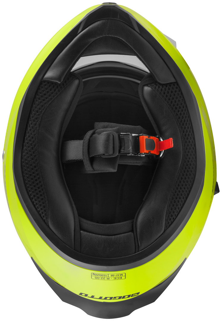 Bogotto V128 Casque Jaune néon M Figure 4