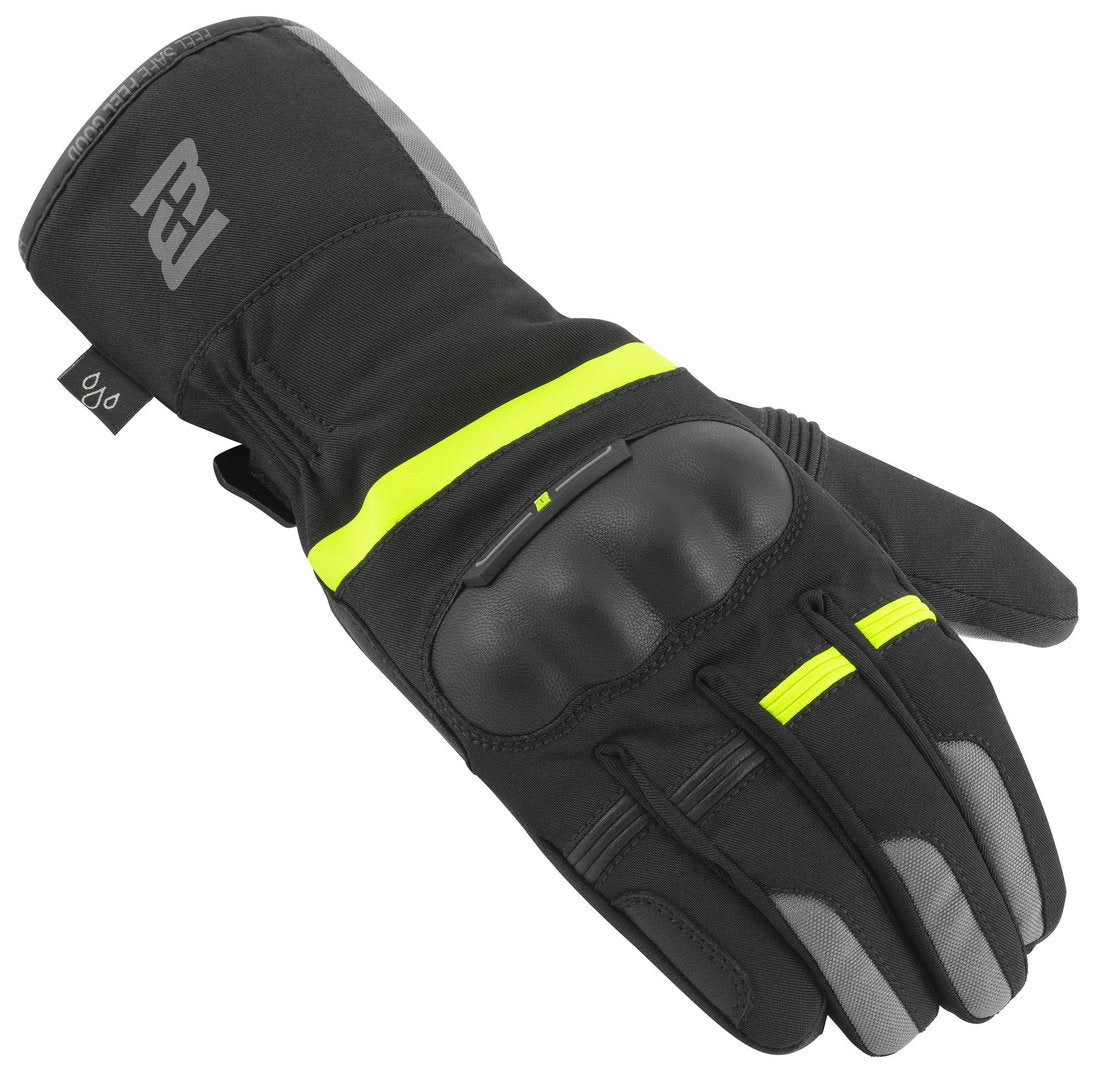 Bogotto Proto-RS vandtætte motorcykelhandsker sort/gul 3XL Figur 1